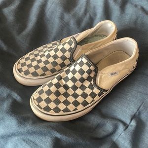 Vans Checkerd Shoes Womens 7.5